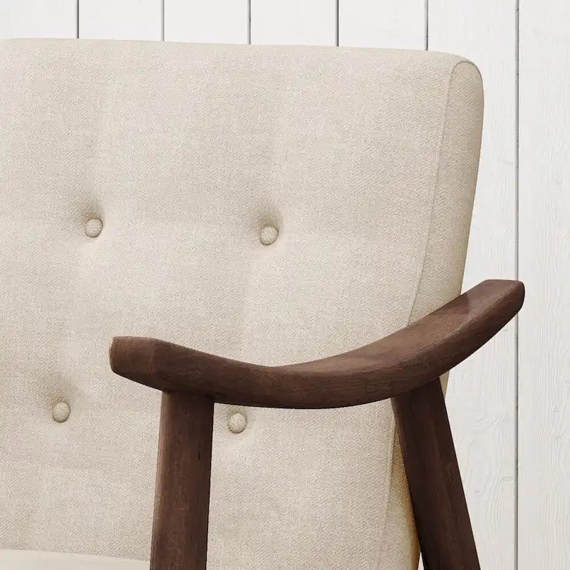 Fauteuil d'appoint moderne du milieu du siècle Chabani de Christopher Knight Home