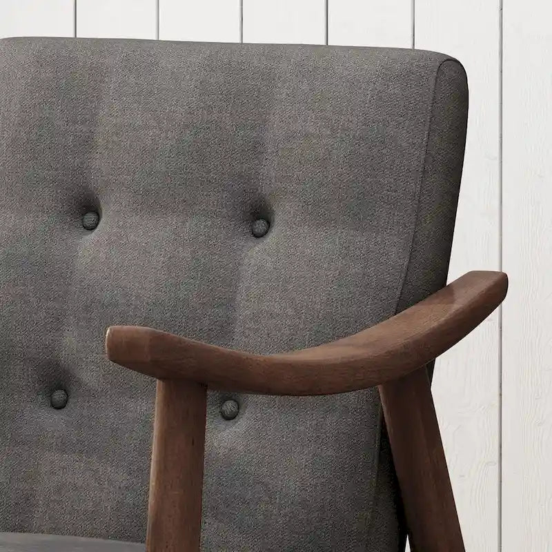 Fauteuil d'appoint moderne du milieu du siècle Chabani de Christopher Knight Home