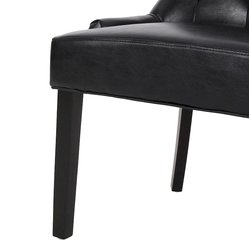 Chaises de salle à manger capitonnées Cheney (lot de 6) de Christopher Knight Home