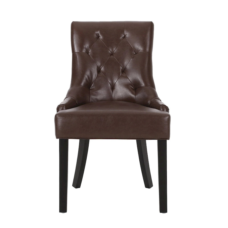 Chaises de salle à manger capitonnées Cheney (lot de 6) de Christopher Knight Home