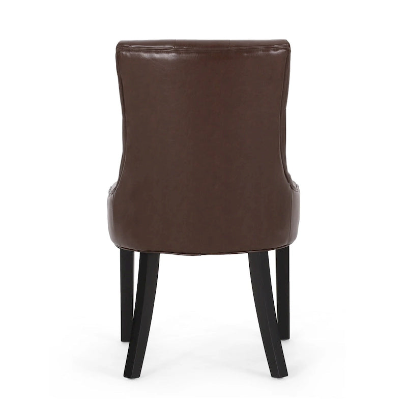 Chaises de salle à manger capitonnées Cheney (lot de 6) de Christopher Knight Home