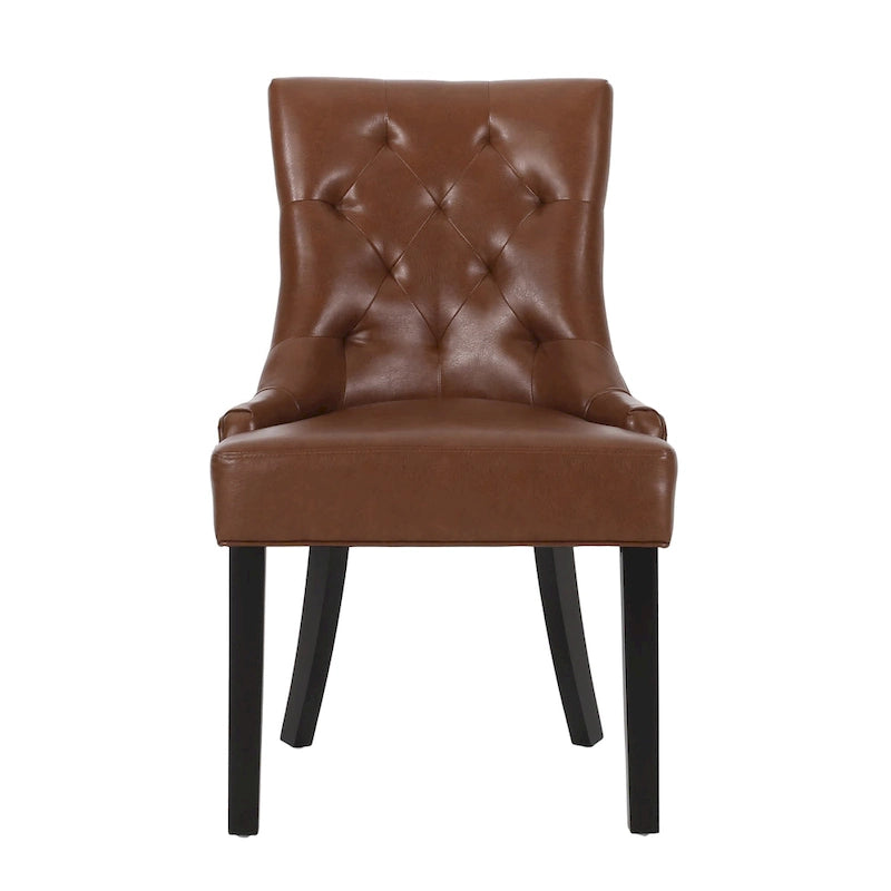 Chaises de salle à manger capitonnées Cheney (lot de 6) de Christopher Knight Home