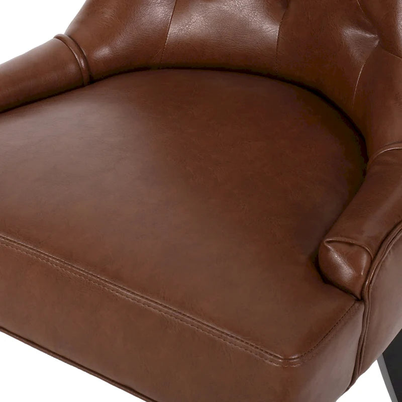 Chaises de salle à manger capitonnées Cheney (lot de 6) de Christopher Knight Home
