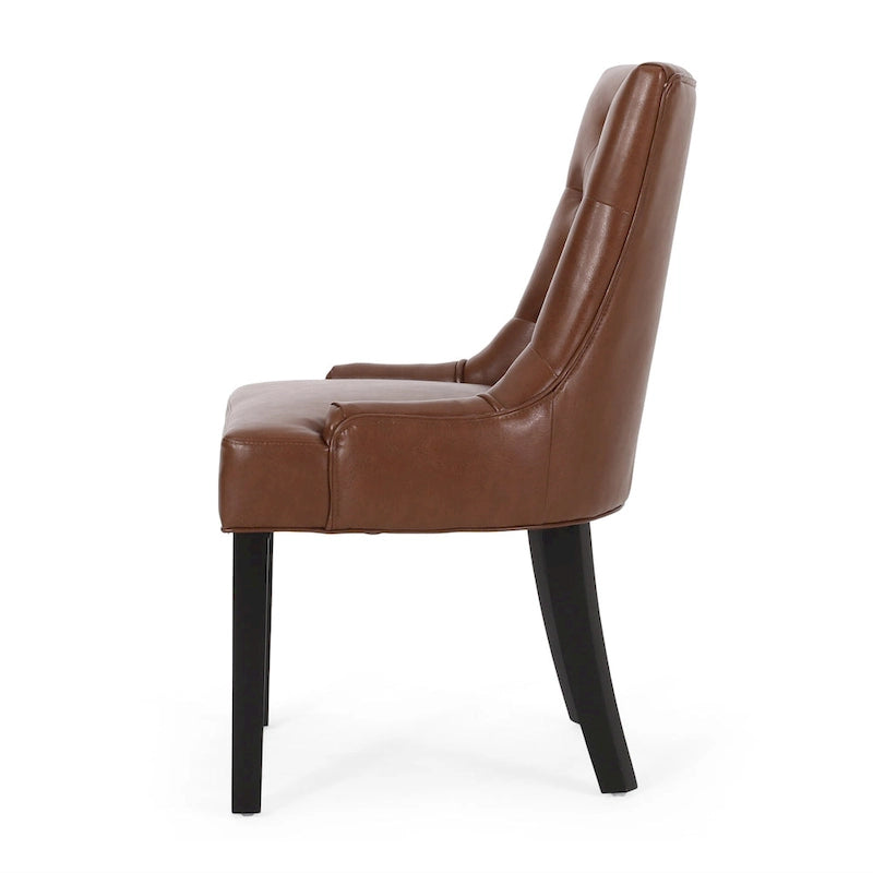 Chaises de salle à manger capitonnées Cheney (lot de 6) de Christopher Knight Home