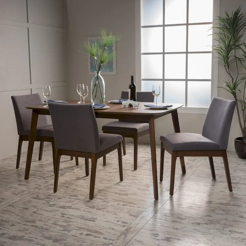 Christopher Knight Home Fabrizio ensemble de salle à manger 5 pièces moderne du milieu du siècle