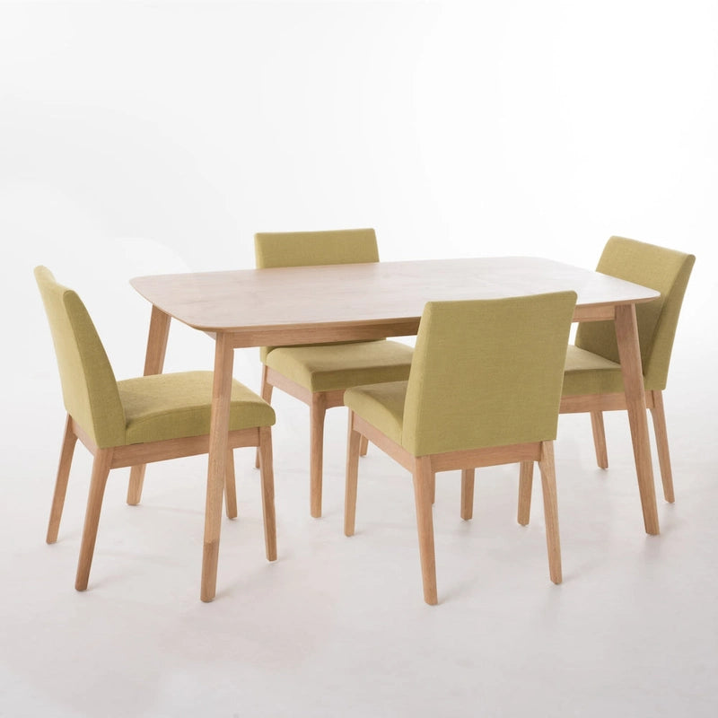 Christopher Knight Home Fabrizio ensemble de salle à manger 5 pièces moderne du milieu du siècle