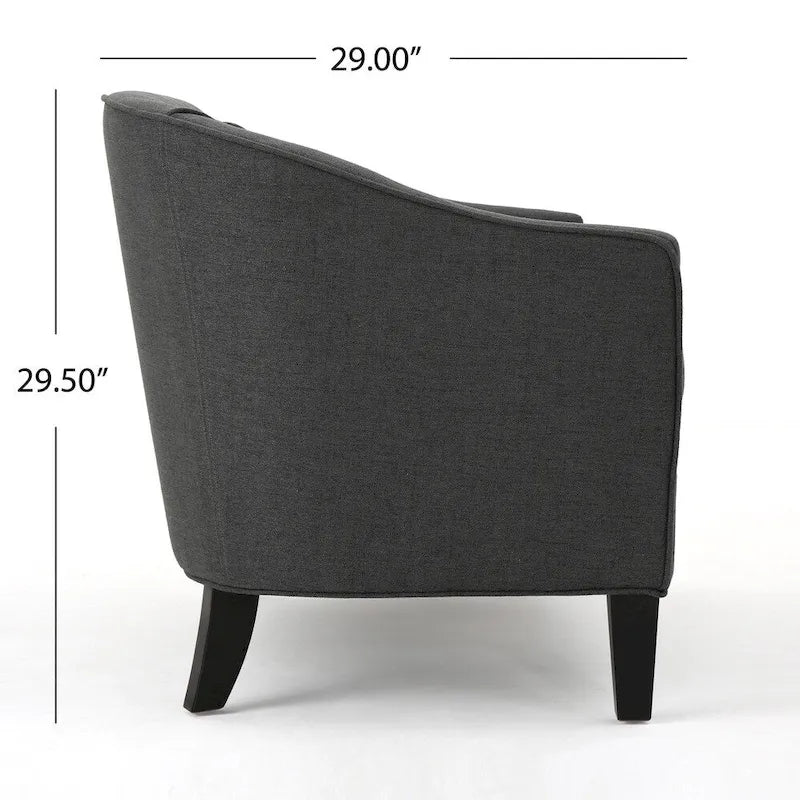Causeuse en tissu Justine de Christopher Knight Home