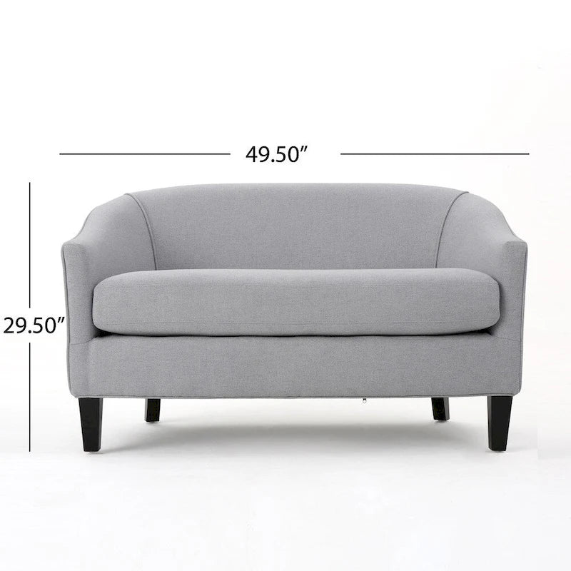 Causeuse en tissu Justine de Christopher Knight Home