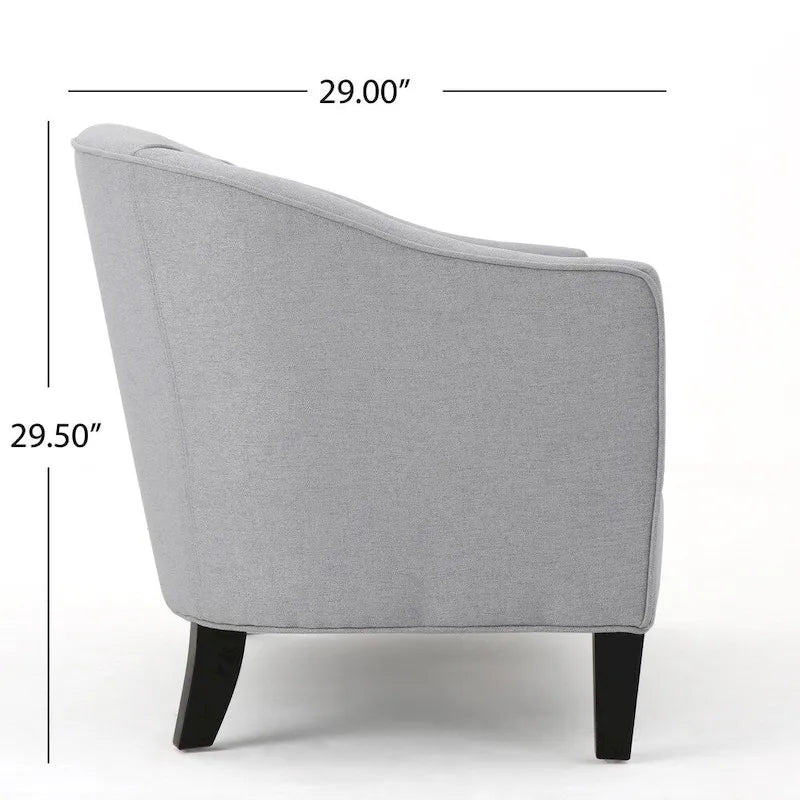 Causeuse en tissu Justine de Christopher Knight Home