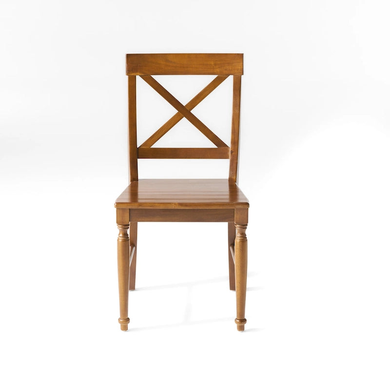 Chaise de salle à manger Rovie en bois d'acacia (lot de 2) par Christopher Knight Home