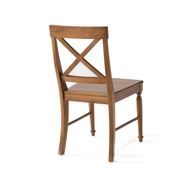 Chaise de salle à manger Rovie en bois d'acacia (lot de 2) par Christopher Knight Home