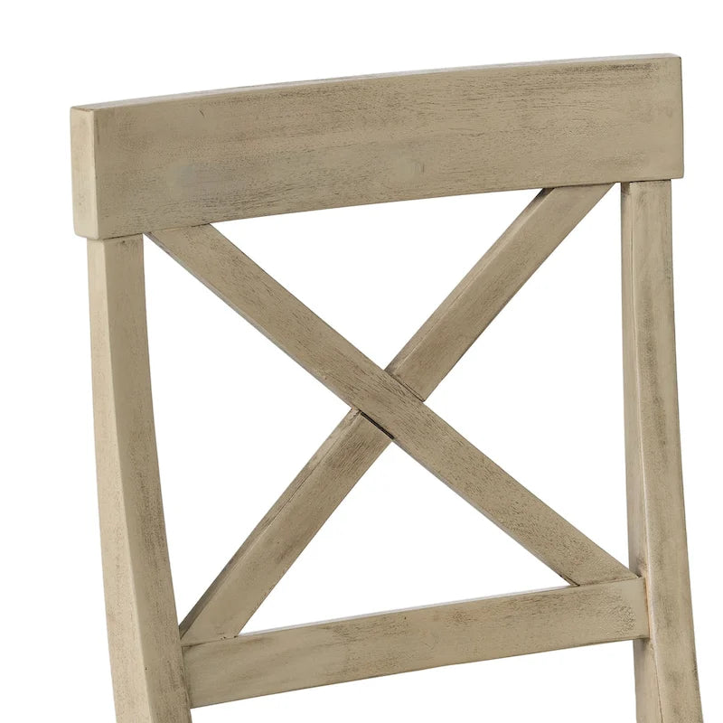 Chaise de salle à manger Rovie en bois d'acacia (lot de 2) par Christopher Knight Home