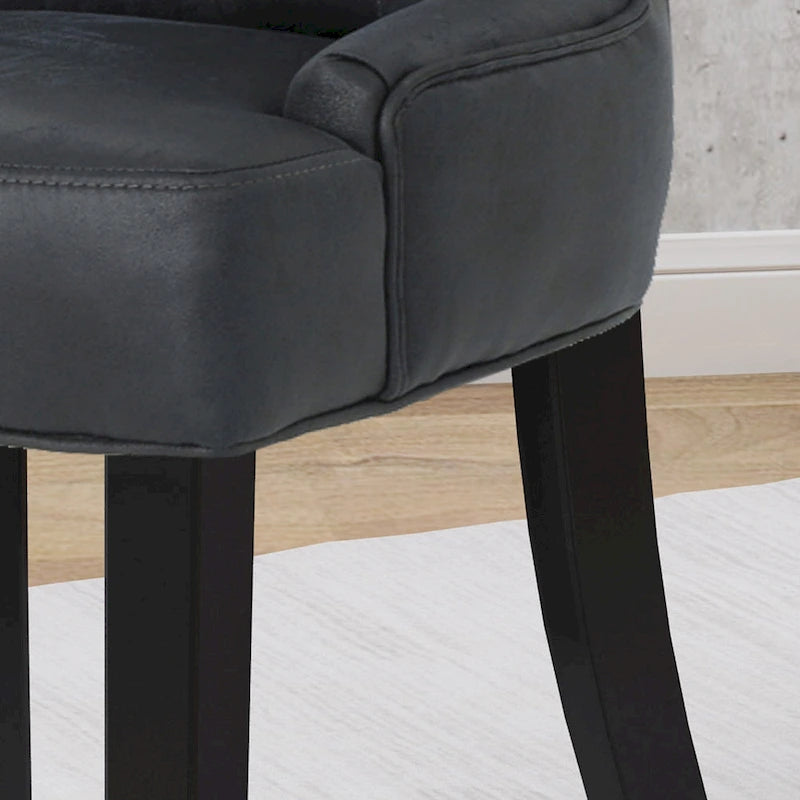 Chaises de salle à manger Hayden en microfibre (lot de 2) par Christopher Knight Home