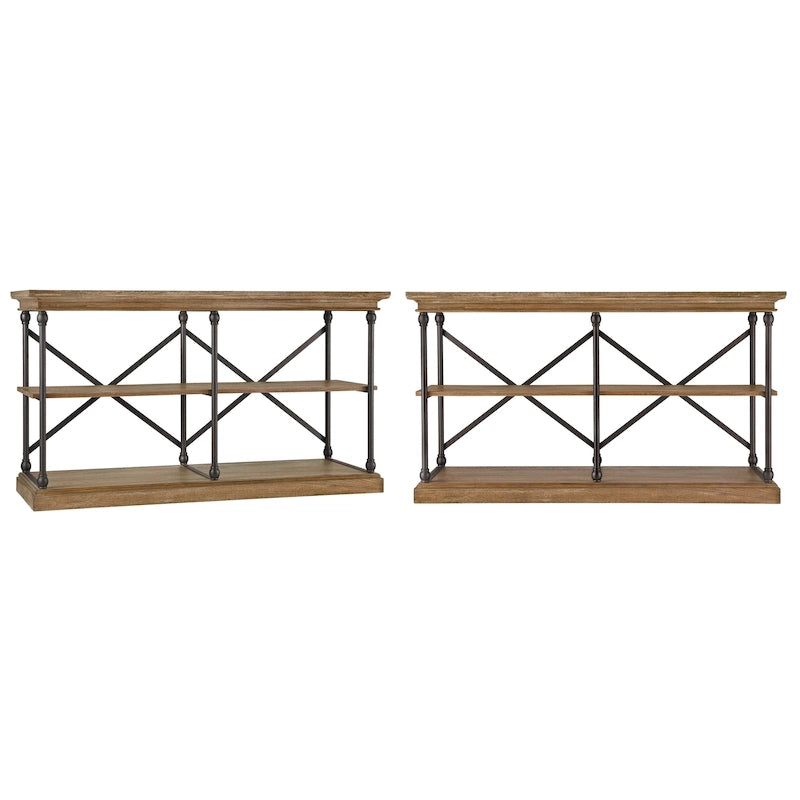 Console d'entrée Dubrovnik Cornice en fer et bois