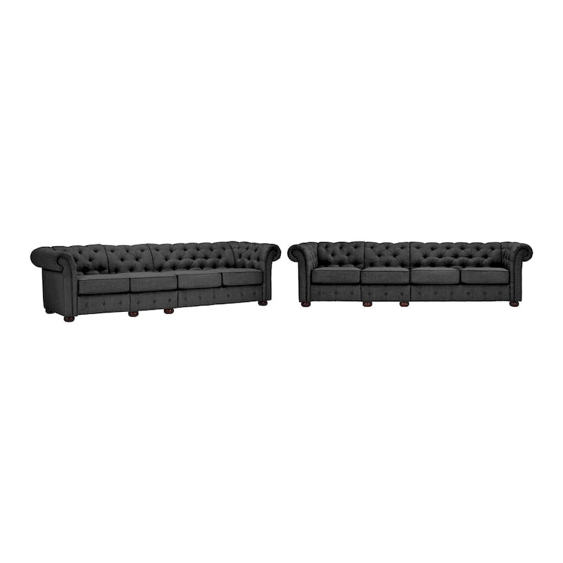 Canapé d'angle Chesterfield 4 places Gdansk