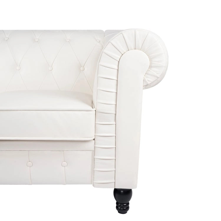 Canapé deux places Emery Chesterfield, Confort luxueux pour salons douillets, Canapé moderne milieu de siècle, Élégance et Sérénité