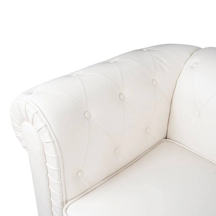Canapé deux places Emery Chesterfield, Confort luxueux pour salons douillets, Canapé moderne milieu de siècle, Élégance et Sérénité