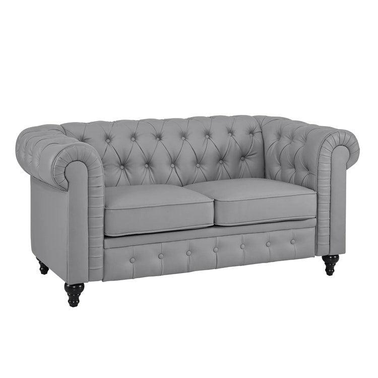 Canapé deux places Emery Chesterfield, Confort luxueux pour salons douillets, Canapé moderne milieu de siècle, Élégance et Sérénité