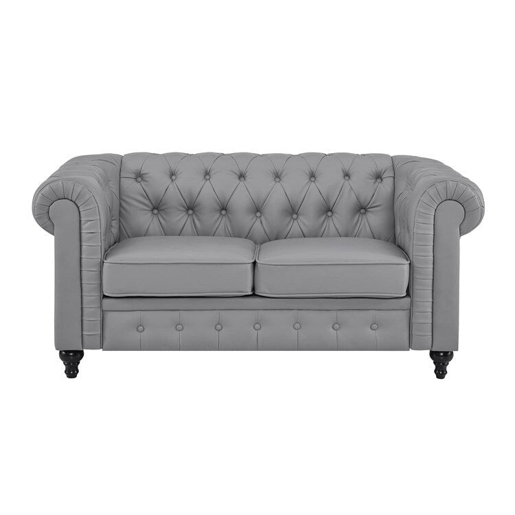 Canapé deux places Emery Chesterfield, Confort luxueux pour salons douillets, Canapé moderne milieu de siècle, Élégance et Sérénité