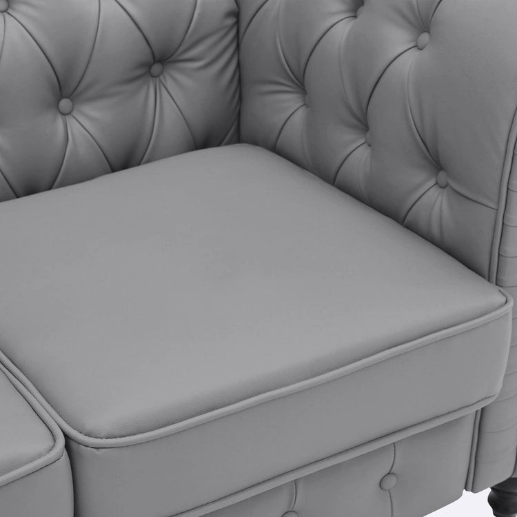 Canapé deux places Emery Chesterfield, Confort luxueux pour salons douillets, Canapé moderne milieu de siècle, Élégance et Sérénité