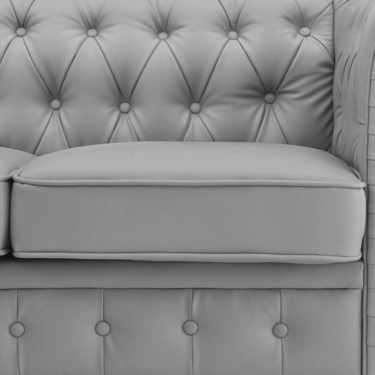 Canapé deux places Emery Chesterfield, Confort luxueux pour salons douillets, Canapé moderne milieu de siècle, Élégance et Sérénité