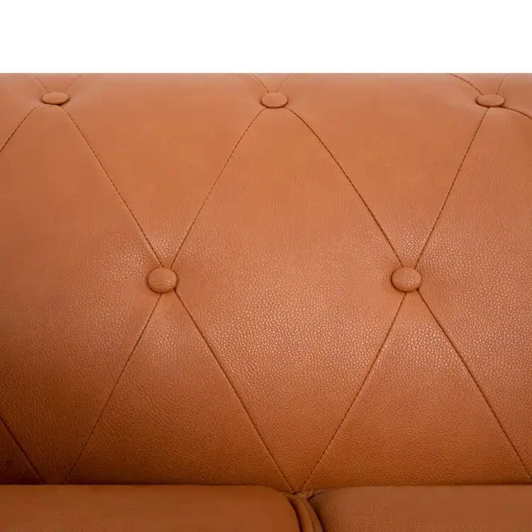 Canapé deux places Emery Chesterfield, Confort luxueux pour salons douillets, Canapé moderne milieu de siècle, Élégance et Sérénité