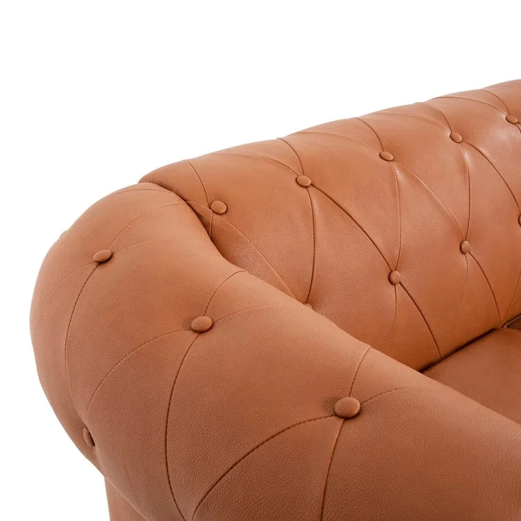 Canapé deux places Emery Chesterfield, Confort luxueux pour salons douillets, Canapé moderne milieu de siècle, Élégance et Sérénité
