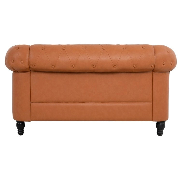 Canapé deux places Emery Chesterfield, Confort luxueux pour salons douillets, Canapé moderne milieu de siècle, Élégance et Sérénité