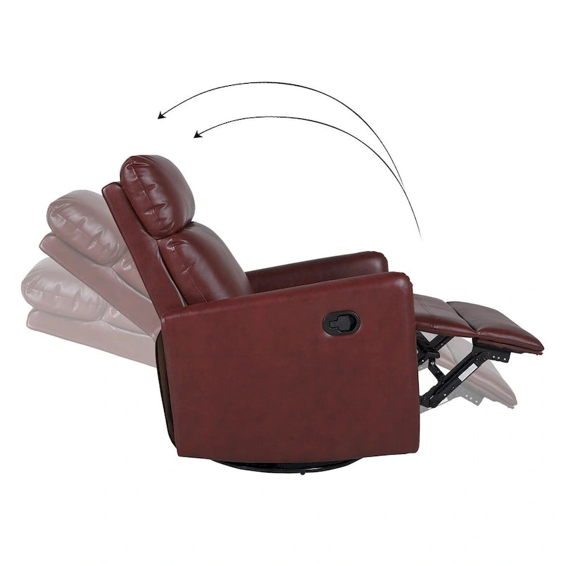 Fauteuil inclinable pivotant manuel Alex Classic avec produits durables