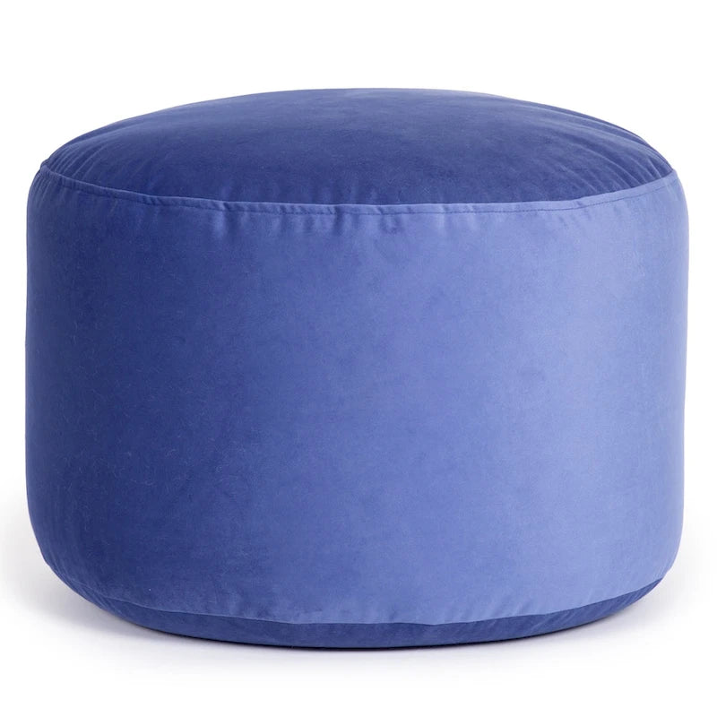 Pouf d'intérieur velouté Belgique par Gouchee Home