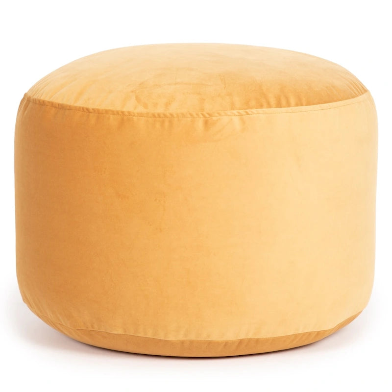 Pouf d'intérieur velouté Belgique par Gouchee Home