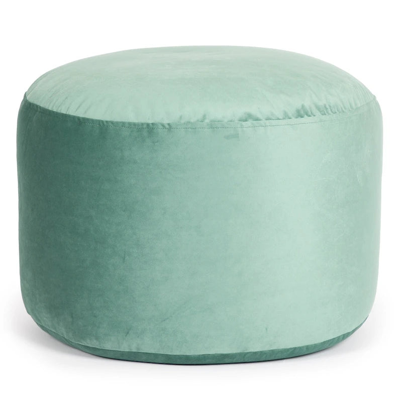 Pouf d'intérieur velouté Belgique par Gouchee Home