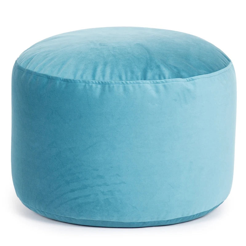 Pouf d'intérieur velouté Belgique par Gouchee Home