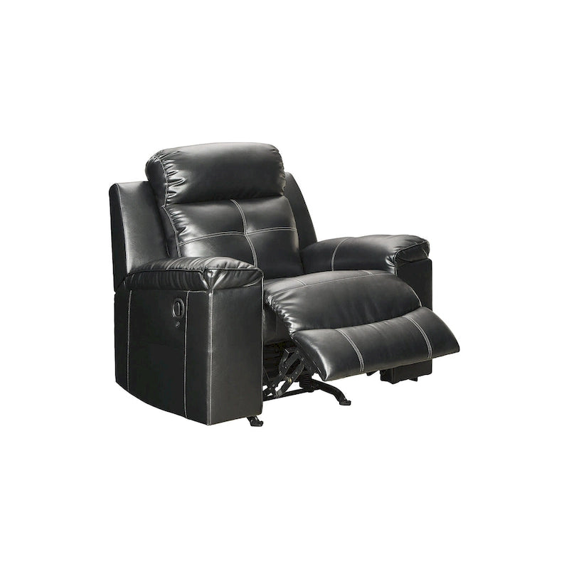 Fauteuil inclinable contemporain pivotant et coulissant Riptyme, coloris Quarry
