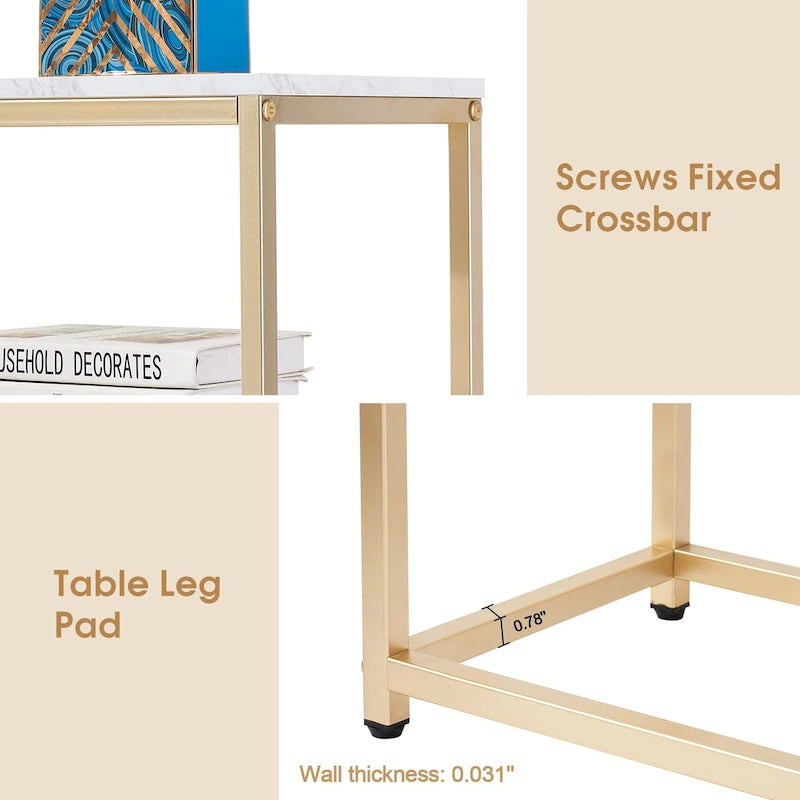 MCombo Console étroite avec étagère de rangement pour salon, MDF Sauge80 - 2,29 m x 3,28 m