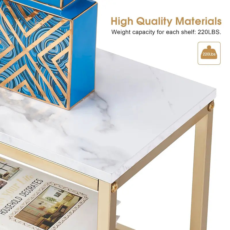 MCombo Console étroite avec étagère de rangement pour salon, MDF Sauge80 - 2,29 m x 3,28 m