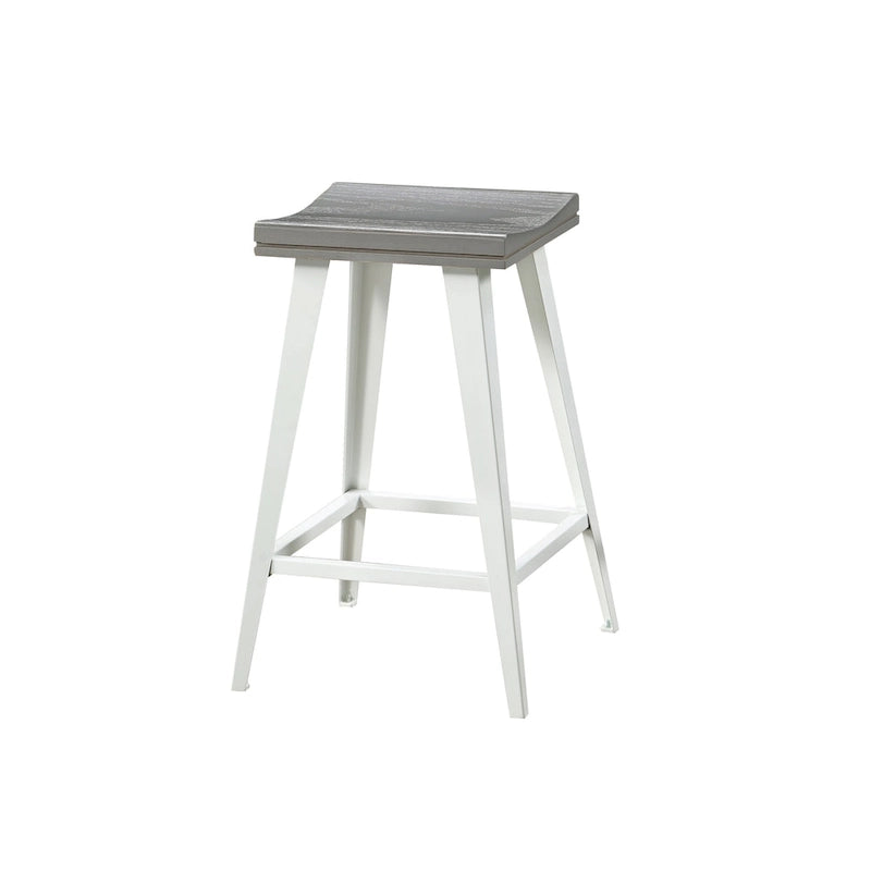 Ensemble table de bar et 2 tabourets Kaylen Modern de Furniture of America, avec piètement en acier