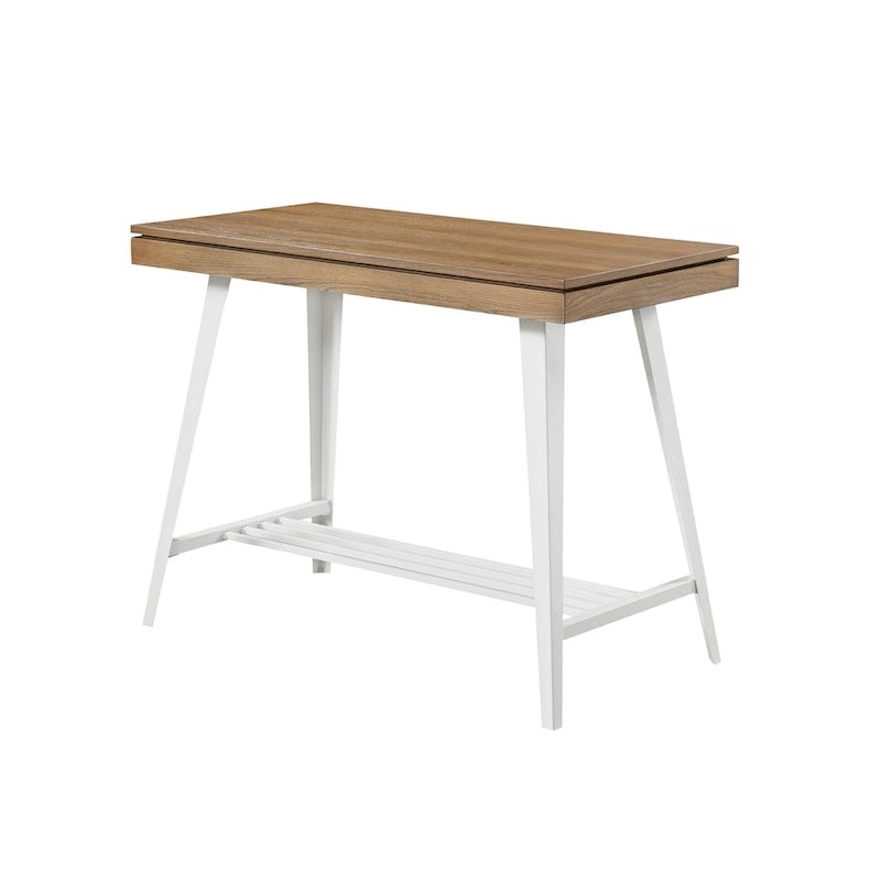 Ensemble table de bar et 2 tabourets Kaylen Modern de Furniture of America, avec piètement en acier