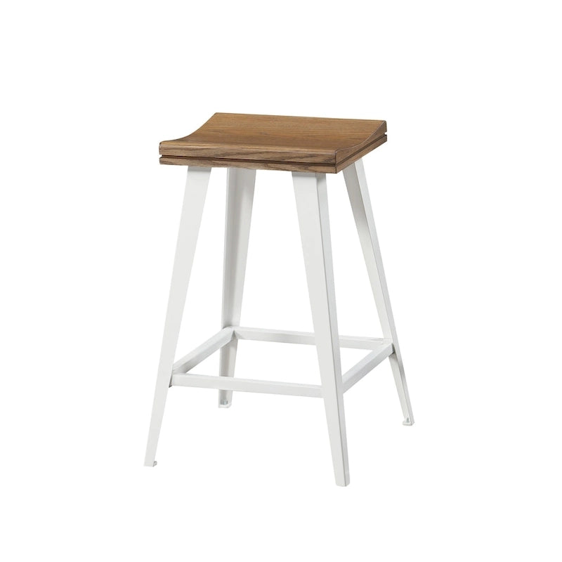 Ensemble table de bar et 2 tabourets Kaylen Modern de Furniture of America, avec piètement en acier