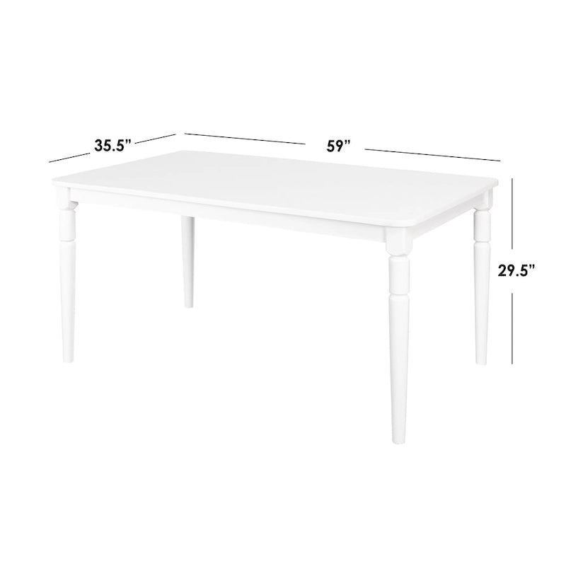 Ensemble de salle à manger Albury Cross Back 5 pièces Simple Living