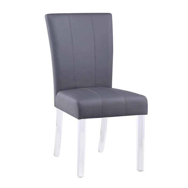 Ensemble de salle à manger Somette 8304 de 5 pièces rond en verre et acrylique