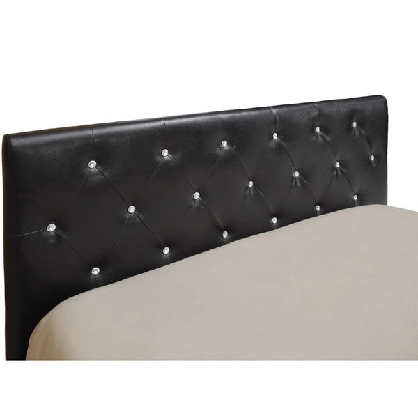 Tête de lit moderne capitonnée en similicuir Luxi de Furniture of America