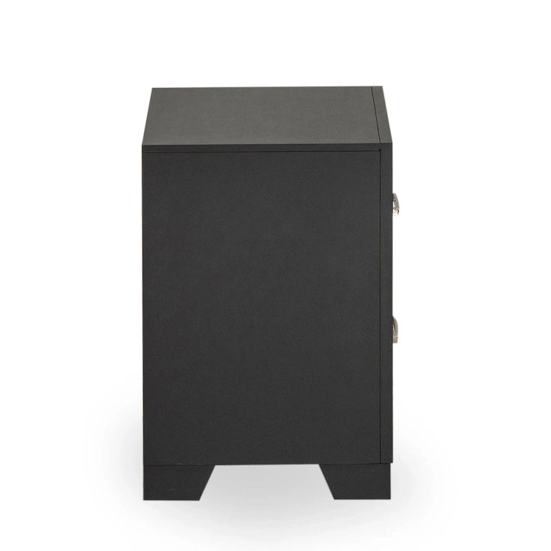 East West Furniture - Ensemble de chambre à coucher Denali Queen Size avec tête de lit rembourrée (Option de pièces)
