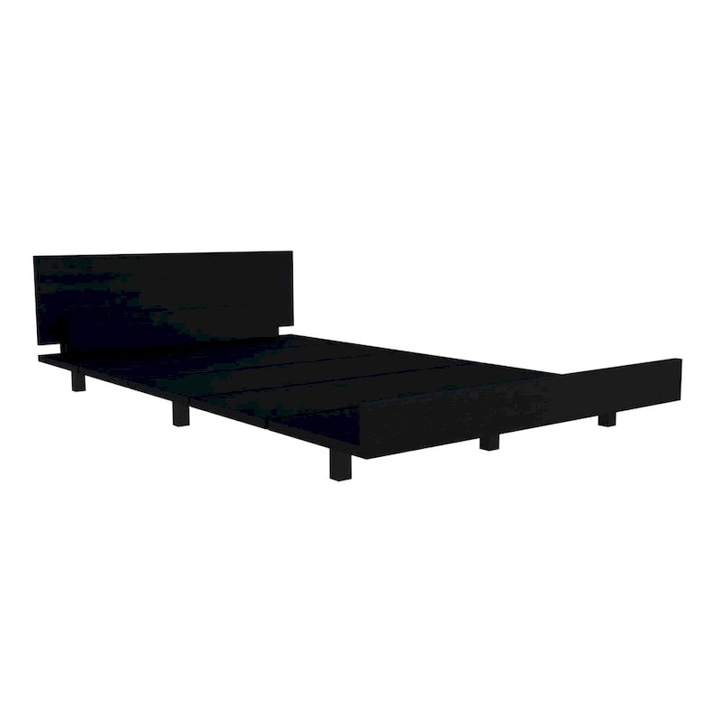 Lit double TUHOME Kaia avec tête de lit
