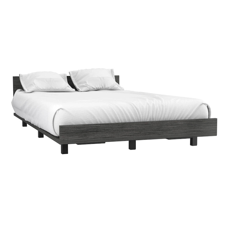 Lit double TUHOME Kaia avec tête de lit