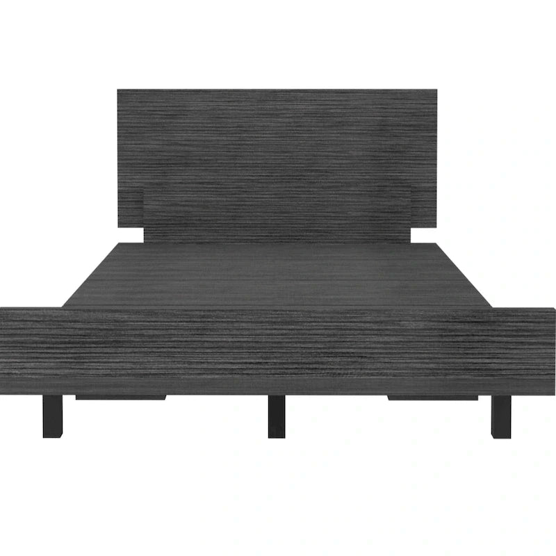 Lit double TUHOME Kaia avec tête de lit