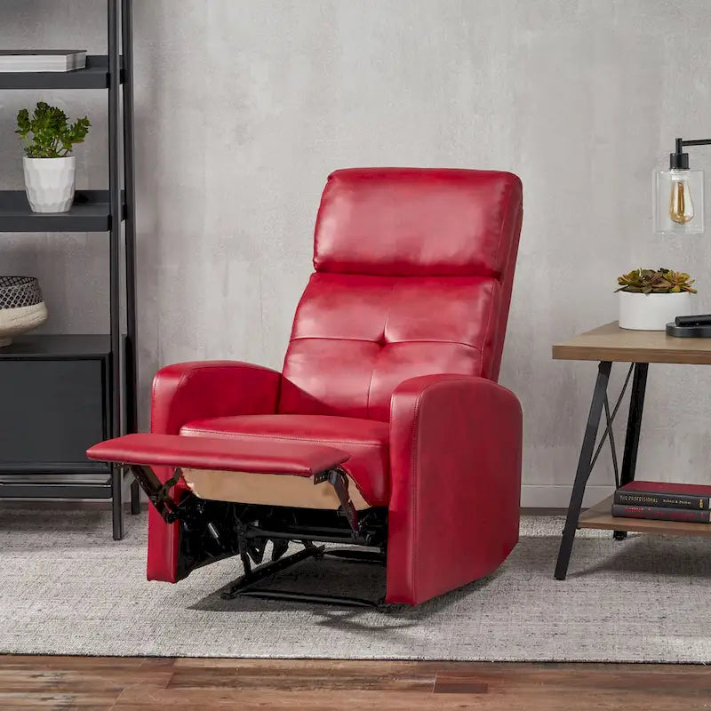 Fauteuil Club inclinable en similicuir Samedi par Christopher Knight Home