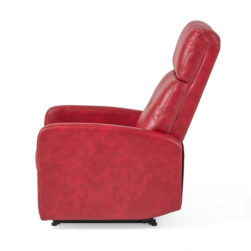 Fauteuil Club inclinable en similicuir Samedi par Christopher Knight Home