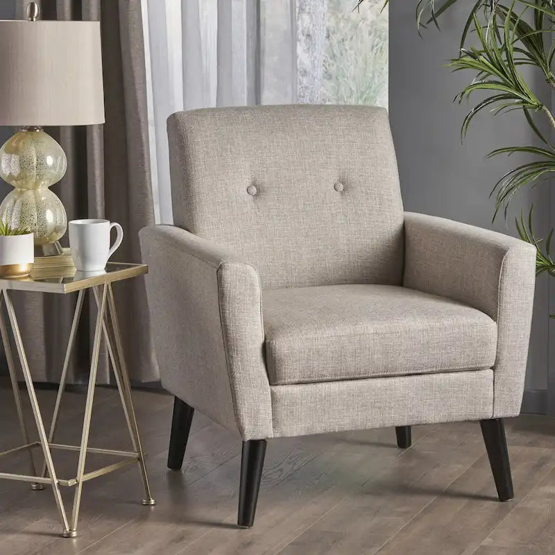 Fauteuil Club en Tissu Sienna Mid-century par Christopher Knight Home
