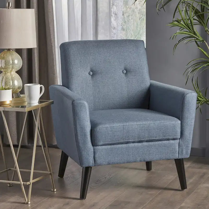 Fauteuil Club en Tissu Sienna Mid-century par Christopher Knight Home